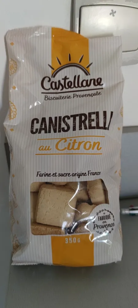 Castellane biscuiterie canistrelli au citron