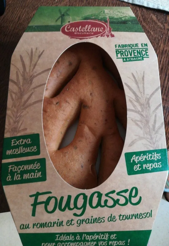 Fougasse au romarin et graines de tournesol