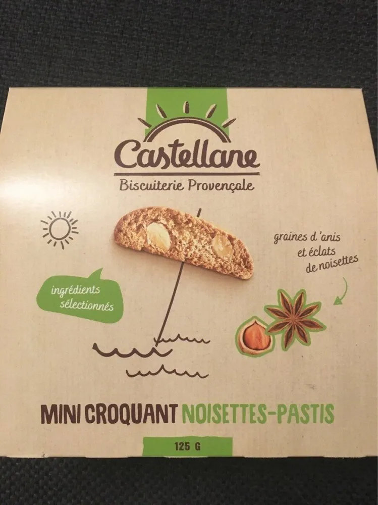 Mini croquant noisettes-pastis
