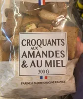 Croquants amandes miel