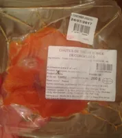 chutes saumon fumé