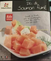 Dés de saumon fumé