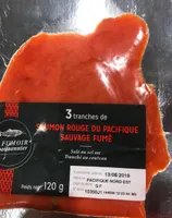 Saumon rouge du pacifique sauvage fumé