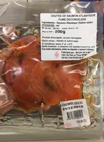 Chutes de Saumon Atlantique fumé décongelées