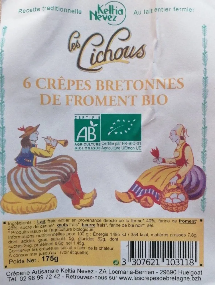 Crêpes de froment