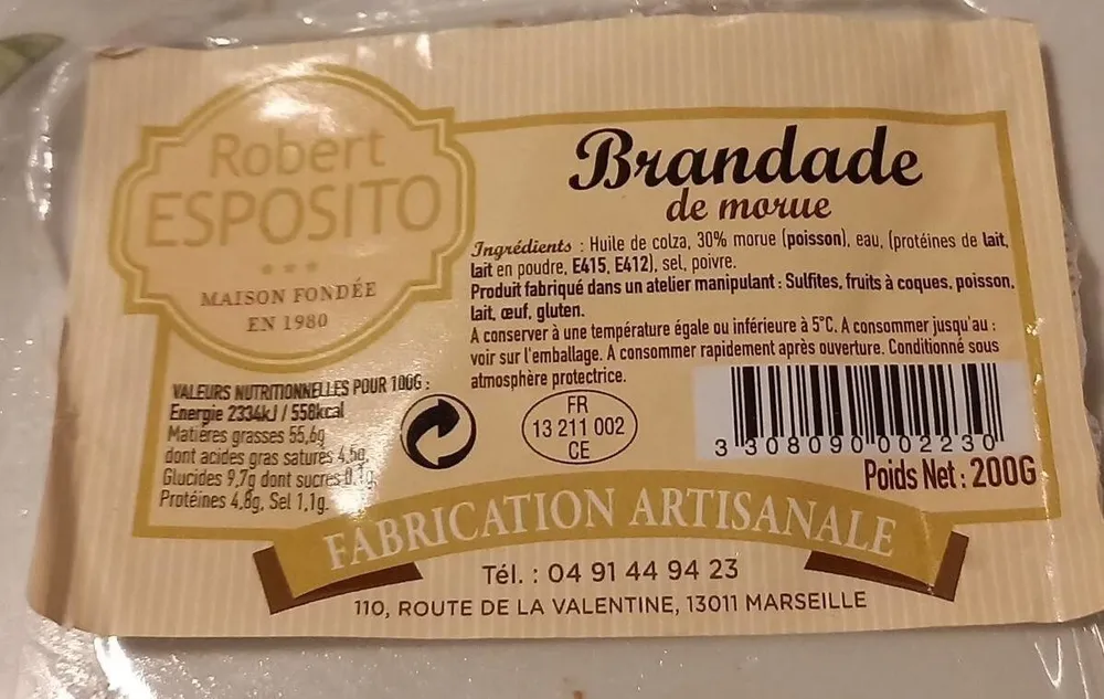 Brandade de Morue