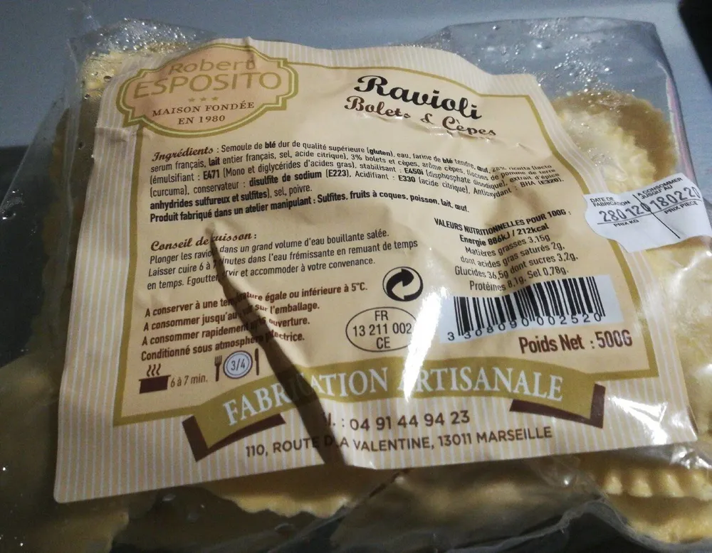 Ravioli bolets & cèpes