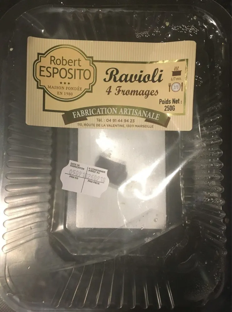 Ravioli 4 fromages