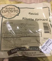Ravioli ricotta epinard