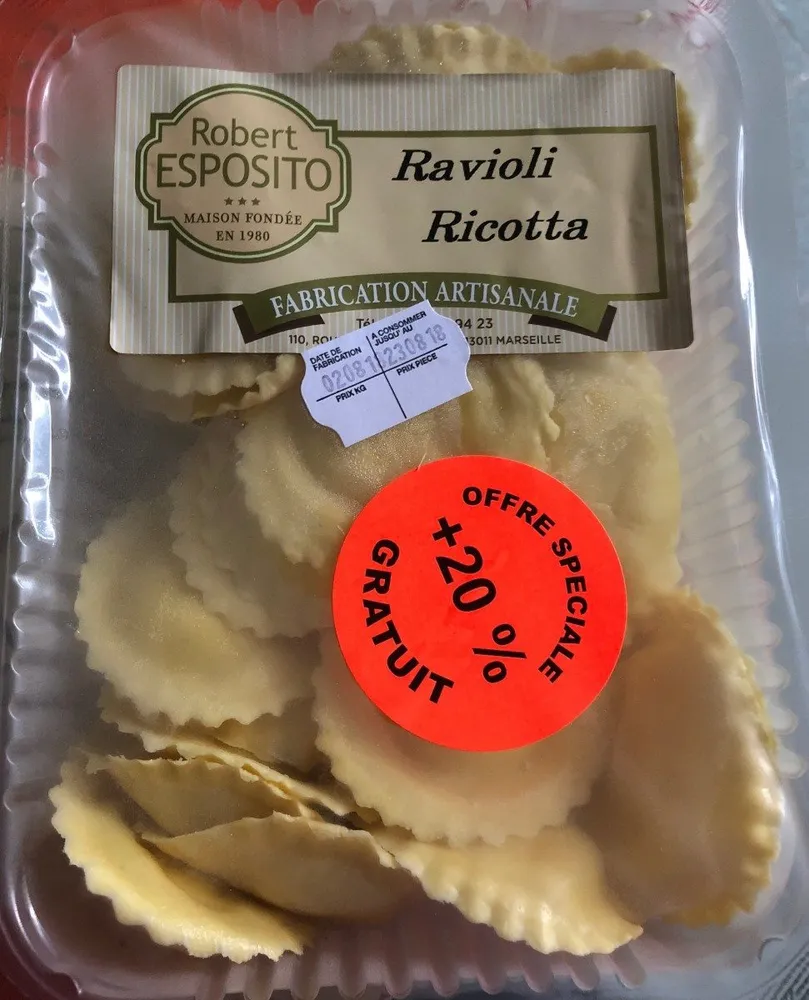 Ravioli ricotta