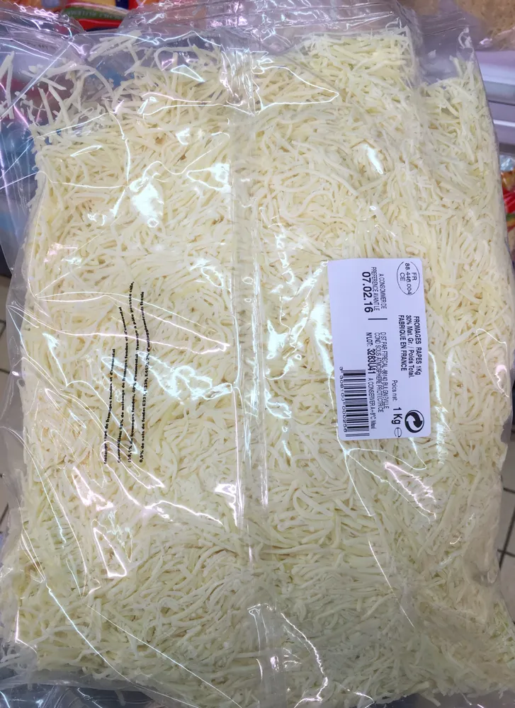 Fromages râpés (30% MG)