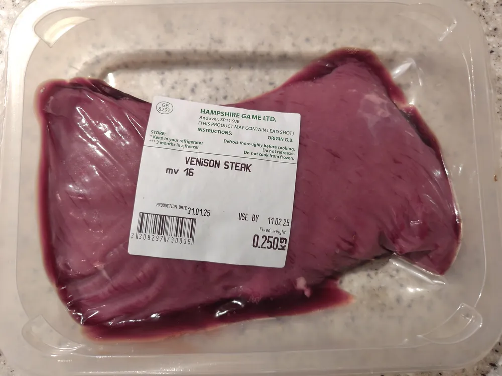 Venison steak