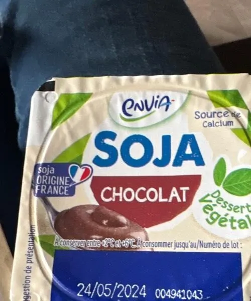 Dessert au soja et au chocolat