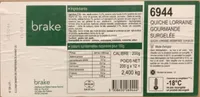 Quiche lorraine gourmande surgelee