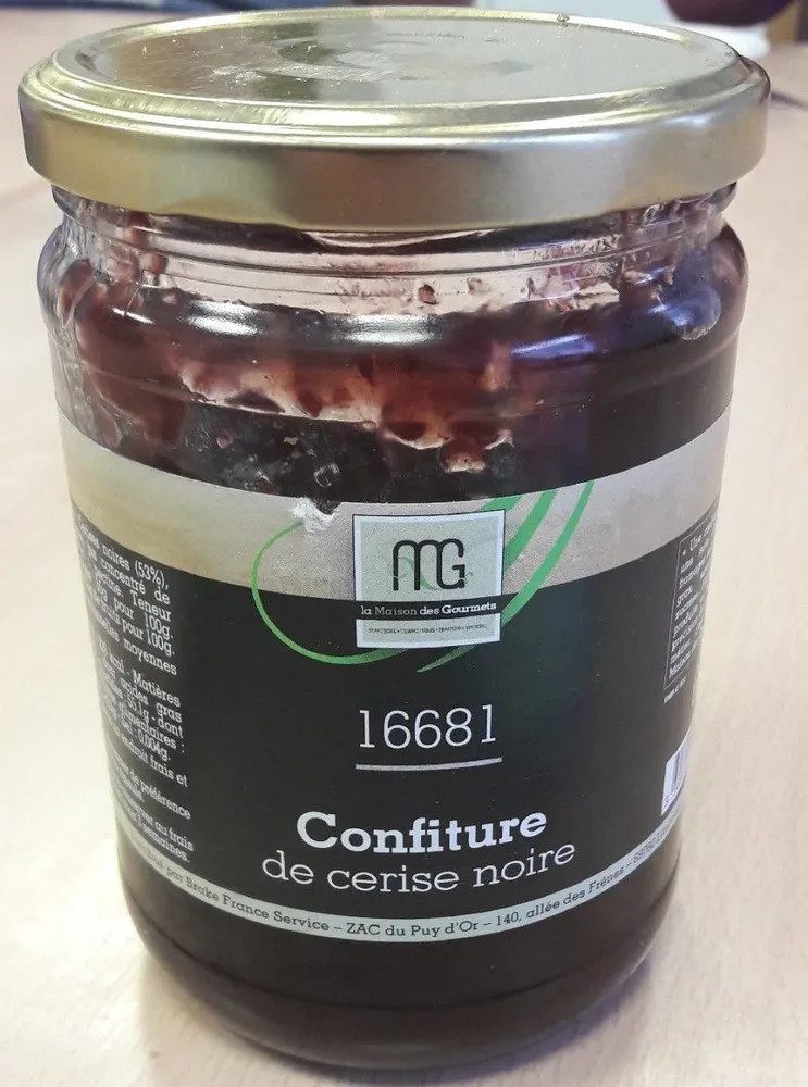 Confiture de cerise noire