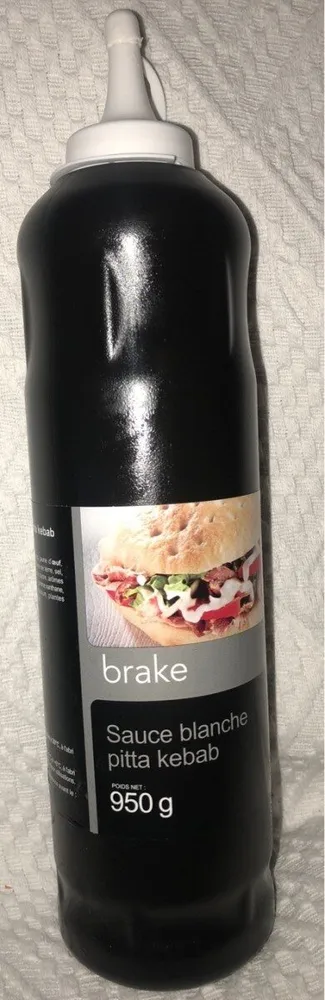 Sauce blanche pitta kebab