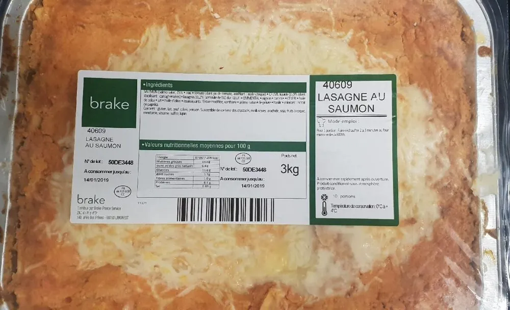 Lasagne de saumon