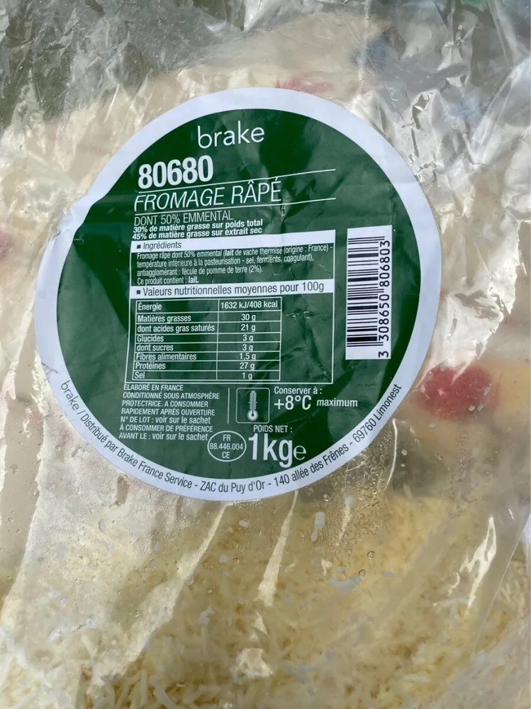 Fromage râpé