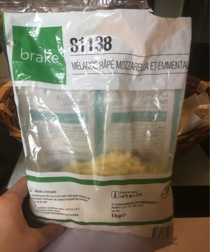 Mélange Râpé Mozzarella et Emmental