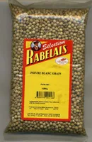 Poivre blanc grains - Selection Rabelais