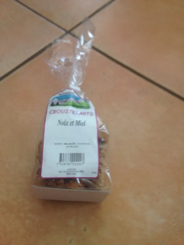 Croustillant noix et miel