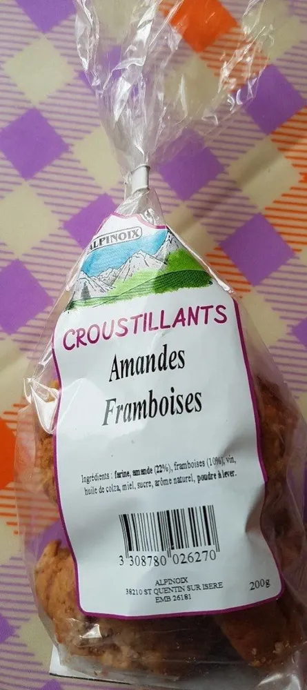 Croustillants Amandes Framboises