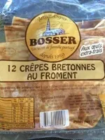 Crêpes bretonnes Bosser Au froment x12