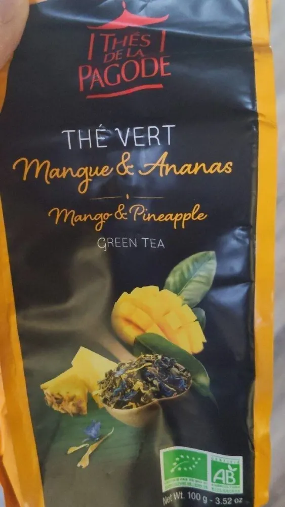 Thé vert mangue ananas