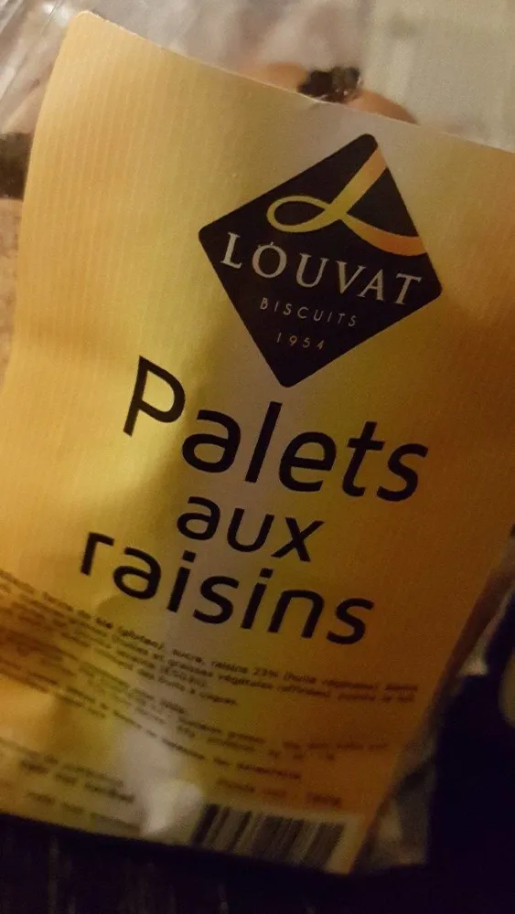 Palets aux raisins