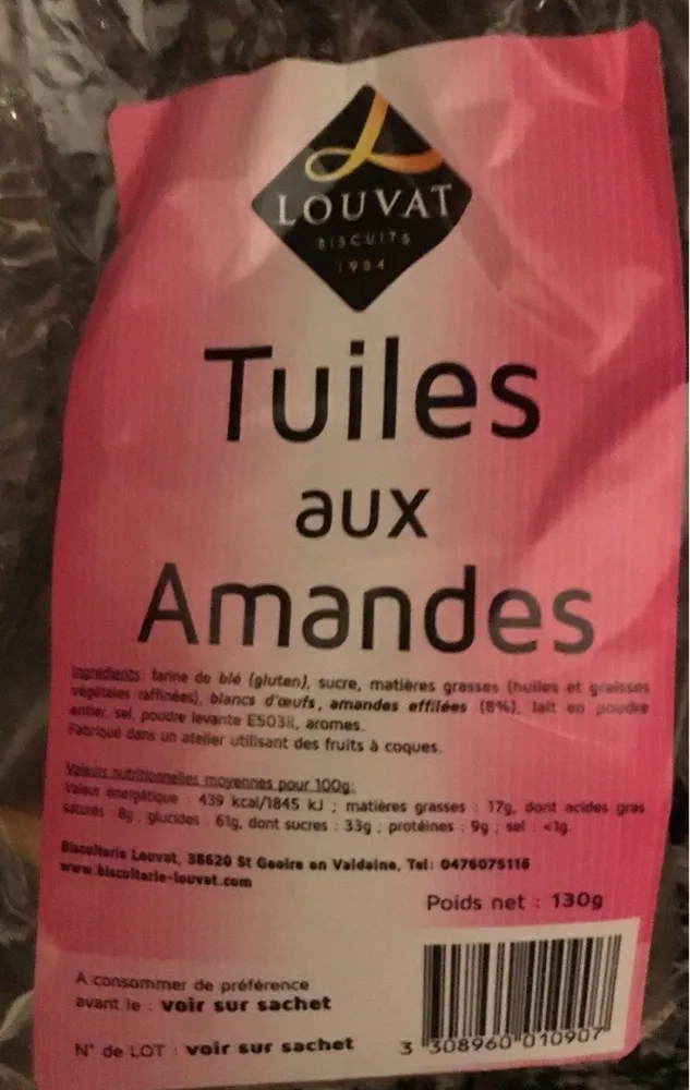 Tuiles aux amandes