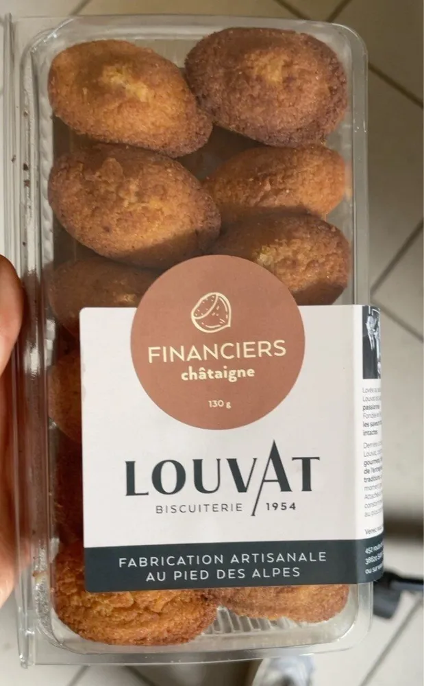 FINANCIERS châtaigne