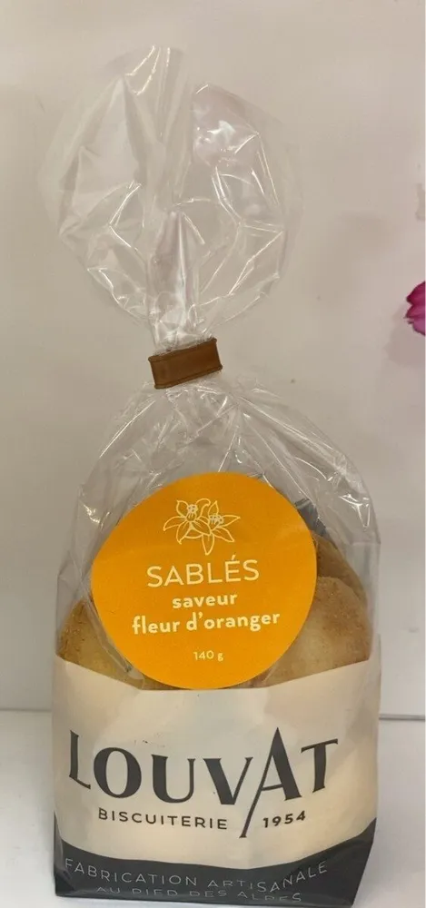 SABLÉS saveur fleur d’oranger