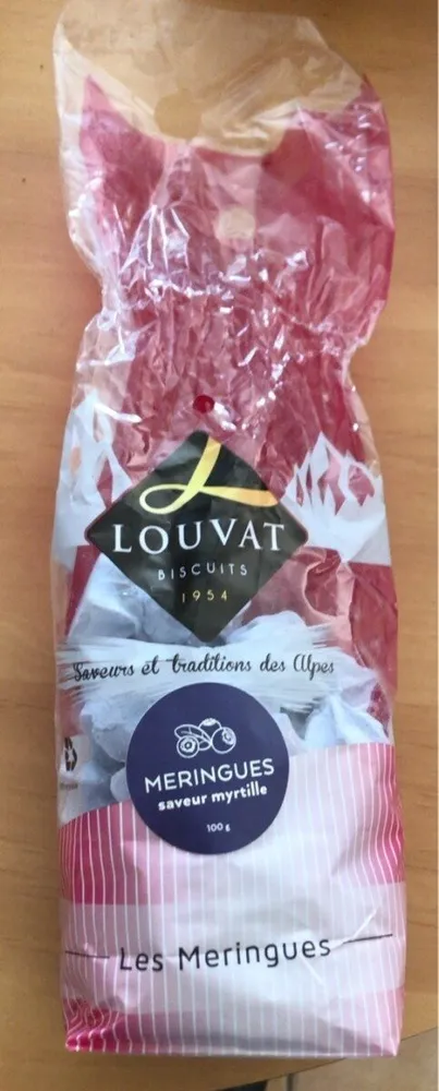 Meringues saveur myrtille