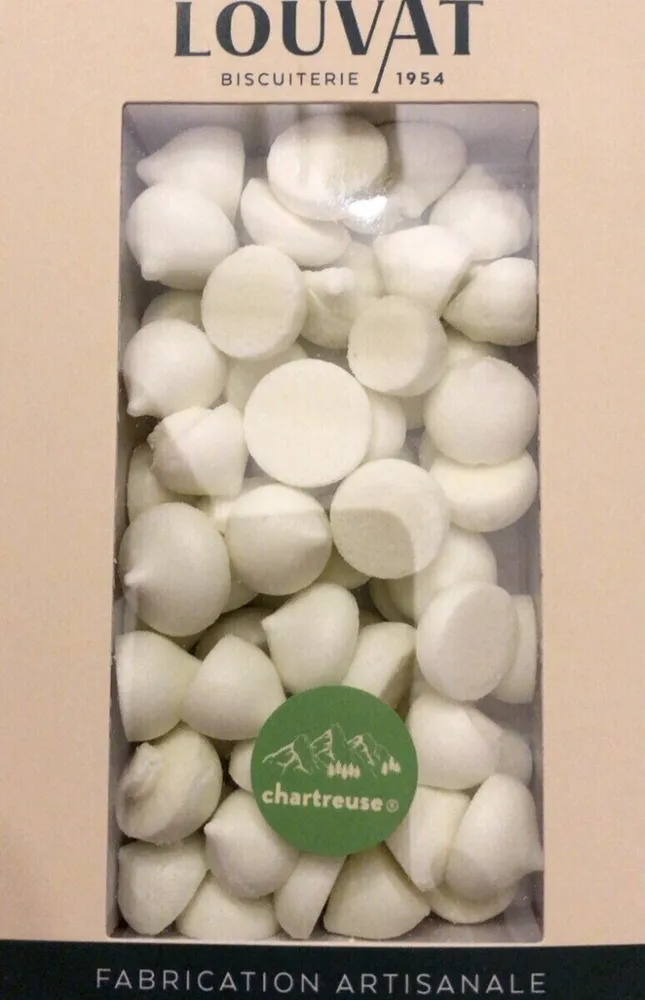 Meringues gouttes chatreuse
