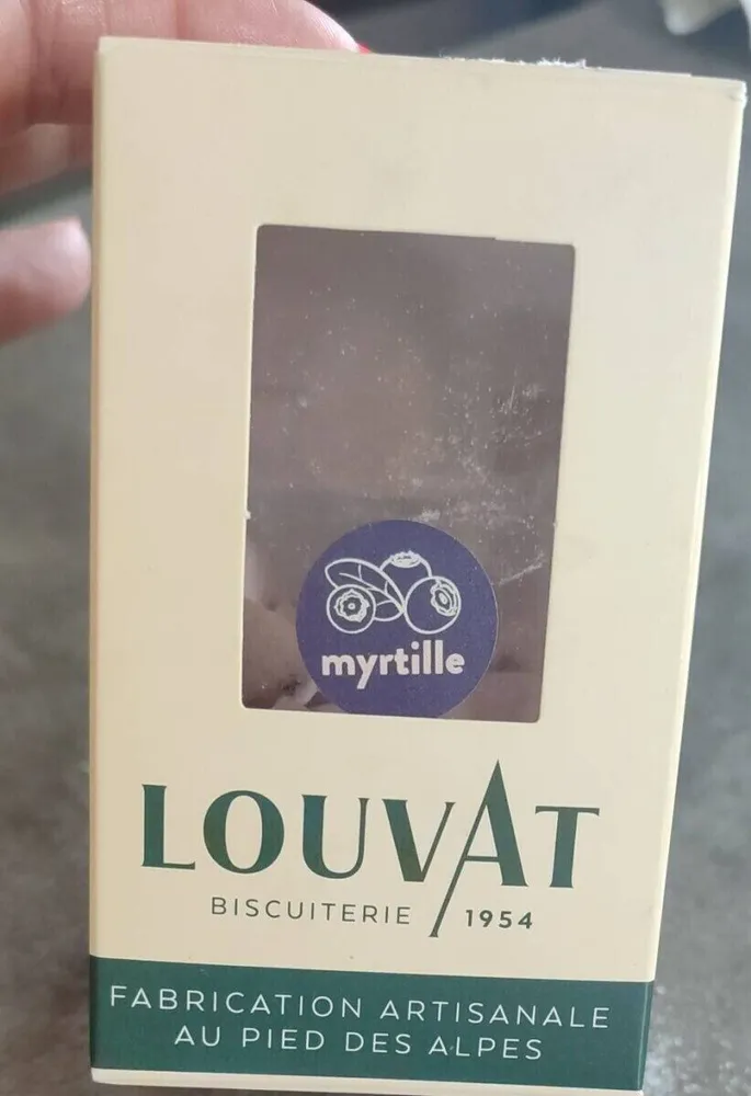 Meringue à la myrtille