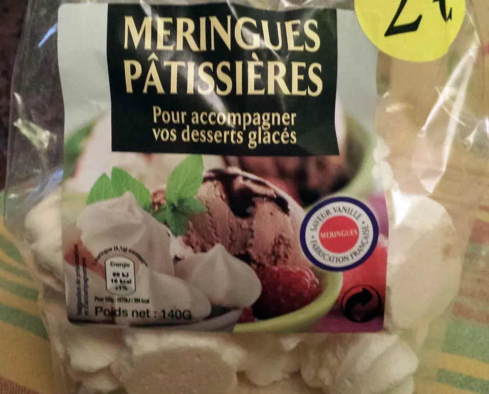 Meringues Pâtissières saveur Vanille