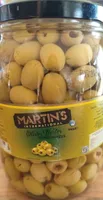 Olives vertes dénoyautées