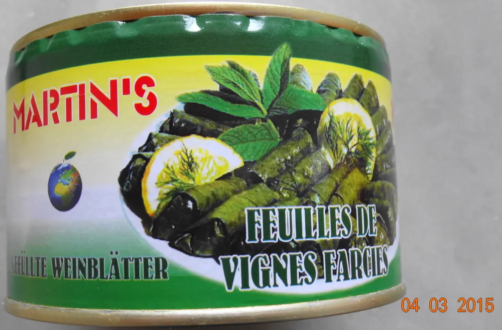 Feulles de Vignes Farcies
