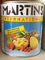 Cocktail de fruits au sirop léger