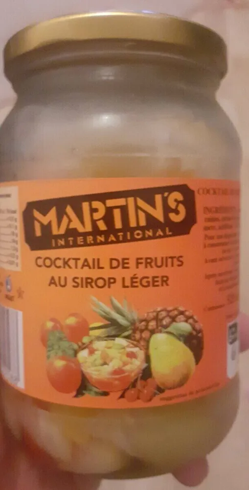 Cocktail de fruits au sirop leger