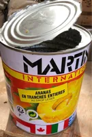 Ananas en tranches entieres