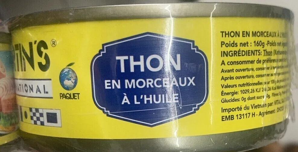 Thon en morceaux à l’huile