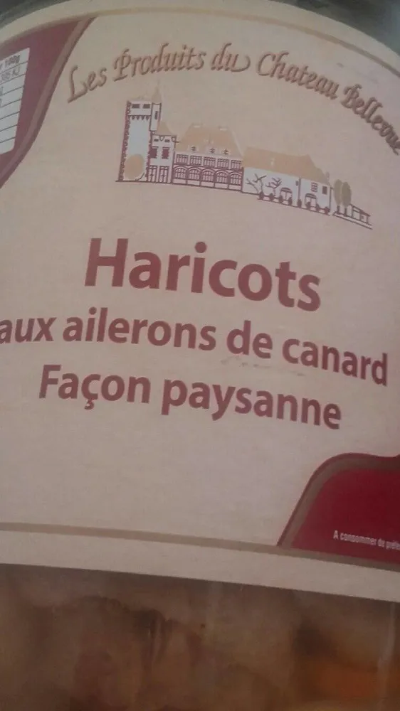 Haricots aux ailerons de canard Façon paysanne