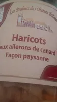 Haricots aux ailerons de canard Façon paysanne