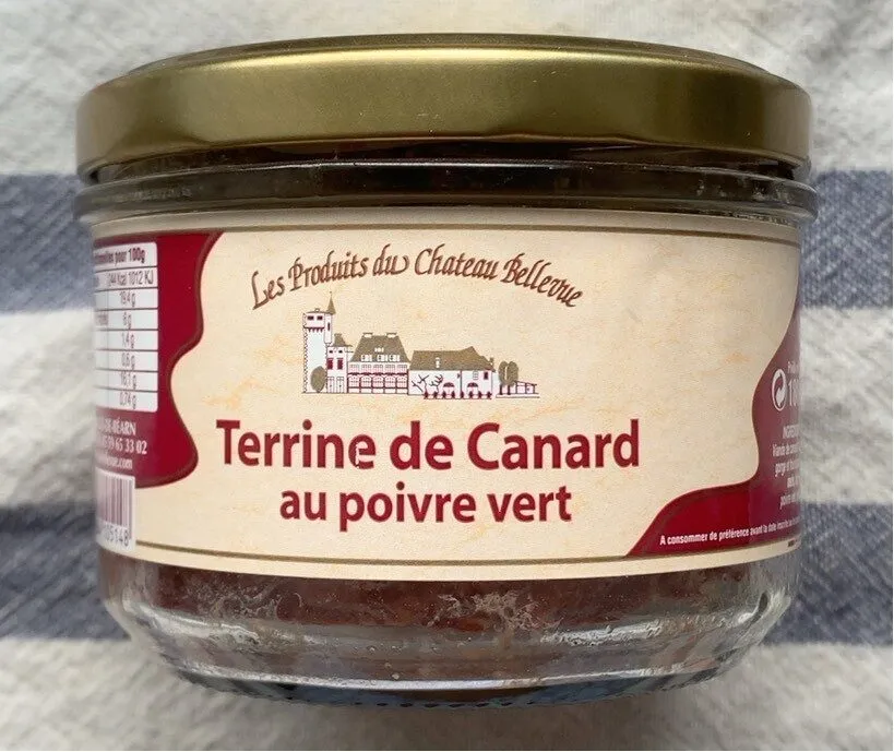 Terrine canard au poivre vert
