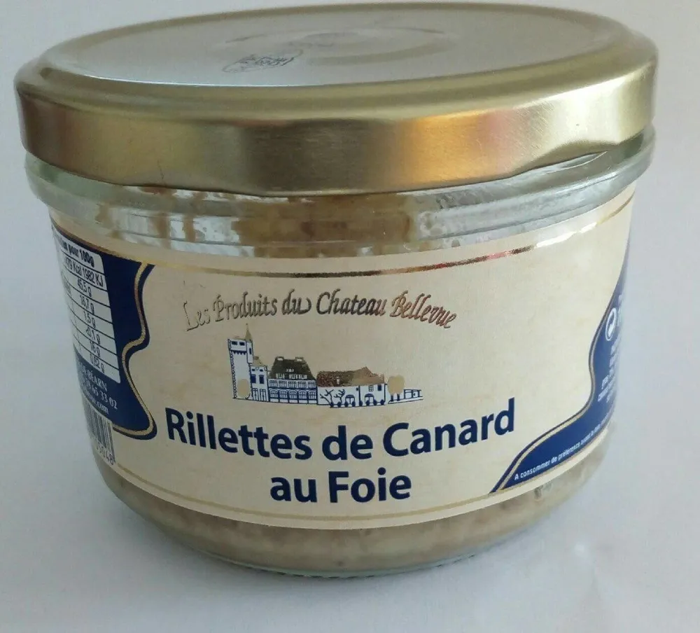 Rillettes de canard au foie