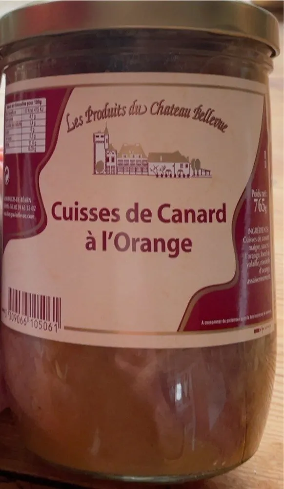 Cuisses de canard a l’orange