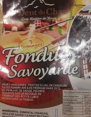Fondue savoyarde