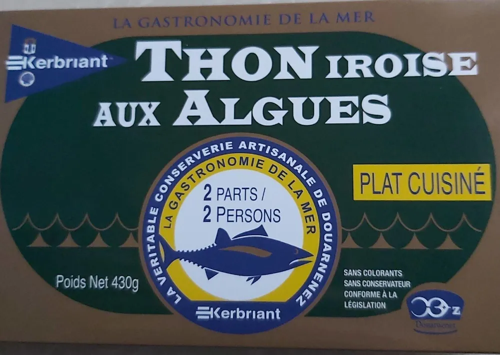 Thon iroise aux algues