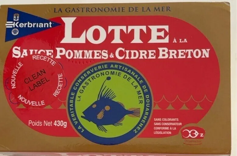 Lotte sauce pommes cidre Breton